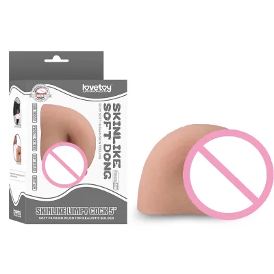 Lovetoy Sex Adult Tpe Dildo Flexible 5" Ultra Soft Dong Realistic Bulge Dildo for Lesbian