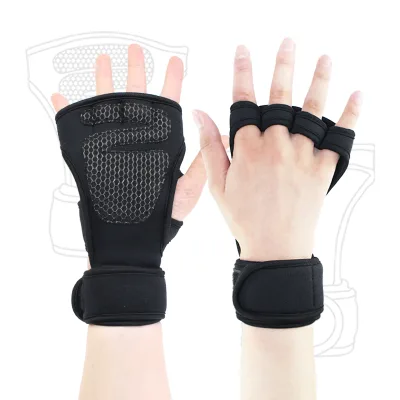 6007# Factory Sale Powerlifting Workout Gloves Widely Used Weight Lifting