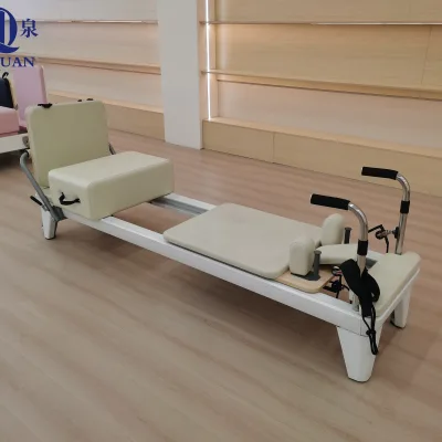High Quality Three-Generation Multi-Functional White Aluminum Pilates Reformer