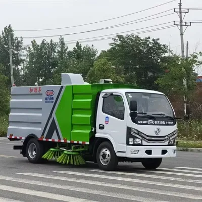 Factory Direct Supply Mini Road Sweeper Truck Low Noise Dust Control Street Cleaner Truck for Property Factory