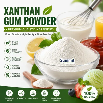 Food Grade Thickener Xanthan Gum Powder Bulk CAS 11138-66-2 Thickening Agent for Bakery & Sauce