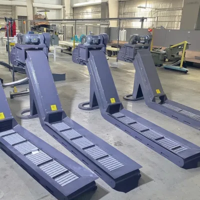Customizable Manufacturer Scrap Conveying Equipment Cnc Lathe Chain Plate Conveyor