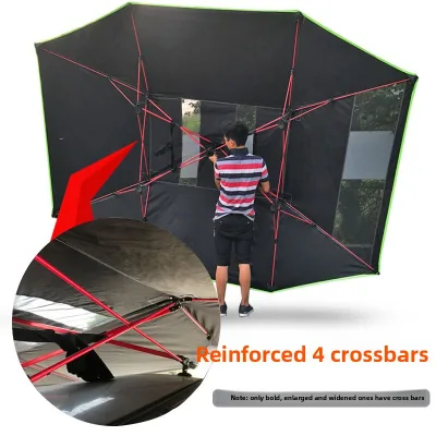 Car Sunshade Umbrella Awning PVC Synthetic Fiber for Driving Instructors' Vehicles Roof Insulation Outdoor Sun Protection Canopy