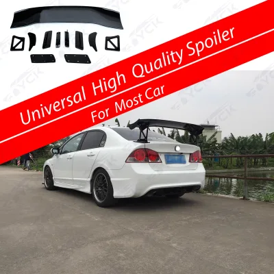 Hot Selling Universal Automobile Modified Carbon Fiber Tail Rear Wind Wing Exterior Decoration GT Spoiler
