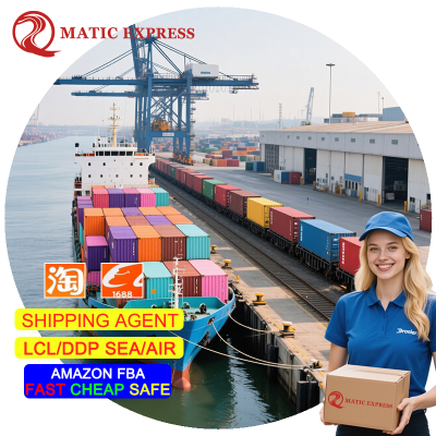 Cheap Freight Forwarder Logistics Shipping Rates FBA Courier Service China Origin Insurance 24/7 Support DDP LCL+Express