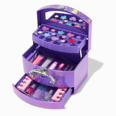 Purple Bag Full Makeup Set Friendly Hot Selling Popular Beauty Makeup for Kids