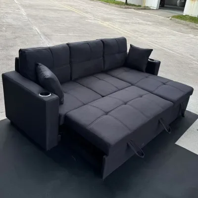 Storage and Foldable Modular Fabric Sofa for Bedroom Dining Hotel School Gym Mall Workshop-for Apartments and Living Rooms