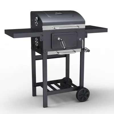 Good Quality Vertical Charcoal Oven Home Grill Barbeque Bbq Charcoal Grill With Wheels