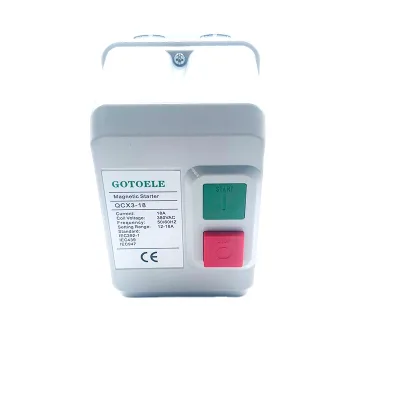 Magnetic Starter the Type QCX3-18 380V50/60HZ 7.5KW 32A Iron Body and Plastic Cover Best Quality Have a Lot of Stock