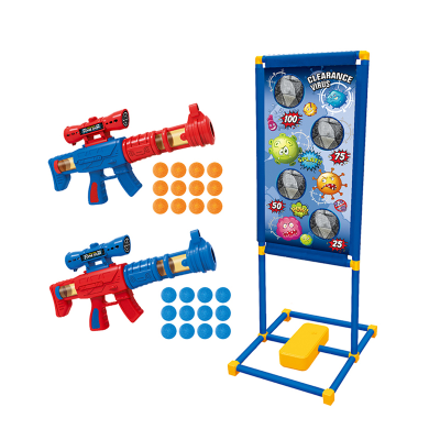 Moving Target Long Range Shooting Kids Battery Operated Eva Soft Bullet Toy Gun