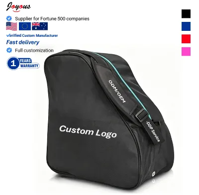 Custom Logo Sling Ski Boot Bag Waterproof Snowboard Shoes Carry Duffel Helmet Gear Travel Bag