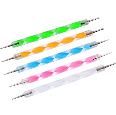 Nail Art Dotting Pen  5 Pcs /Set Acrylic Dotting Tools Nail Art Brush  for Rhinestones