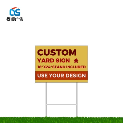 Custom Yard Address Signs Large Letters Frame Maker Sublimation Yard Sign Blanks Usa Warehouse Printed Yard Signs in Bulk