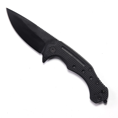Outdoor  Folding Knife High Hardness Pocket Knife Camping Survival Knife With Plastic Handle Glasses Breaker