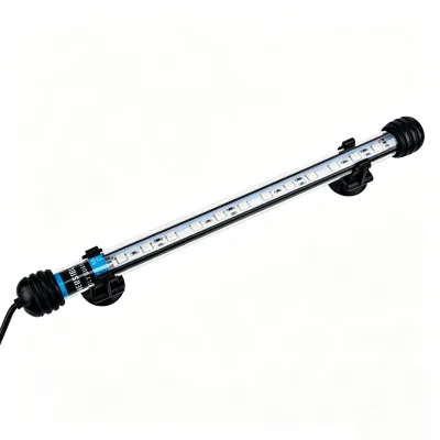 18 28 38 48 58 68cm IP68 Waterproof 3 Lighting Modes Blue White LED Underwater Lamp Submersible Aquarium Light Planted Dimmable