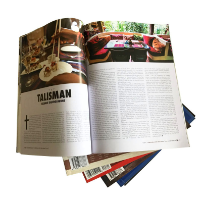 Perfect Binding Fashion Magazine Book Printing Cheap Magazine Booklet