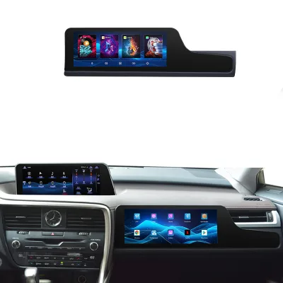 12.3" Android Copilot Car Dashboard LCD Display Passenger Entertainment Screen System for LEXUS RX 2016-2022