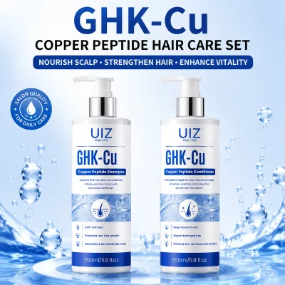 Custom Logo Gentle Cleanser Sensitive Scalp Nourishing Regrowth Anti Hair Loss Ghk-cu Copper Peptide Shampoo and Conditioner