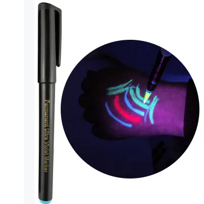 Hot Sale 3colors Uv Magic Pen Light Marker Pen Invisible Ink Black Light UV Purple spy Pens for Party and Secret Letter