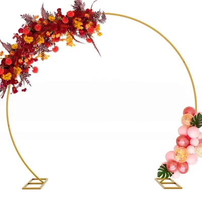 Large Square Metal Flower Background Stand for Wedding Birthday Party Baby Photo Backdrop Decoration Handmade Durable Event Arch