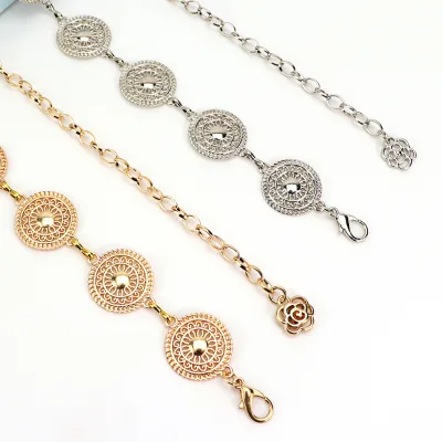 Women's Fashionable Accessory - 117 cm Sun Pattern Waist Chain, Suitable for Decorating Bohemian Style Dresses