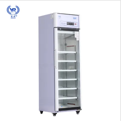 2-8 degree upright medical blood bank vaccine refrigerator 400L