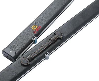 Hot Selling High Quality Aluminum Alloy Straight Rod Box Embroidered Logo Billiard Pool Snooker Cue Case