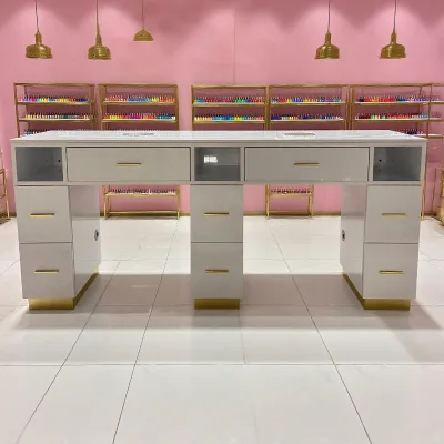 Nail bar Manicure Table with Dust Collector Nail Tables Manicure Table for Gel Nail