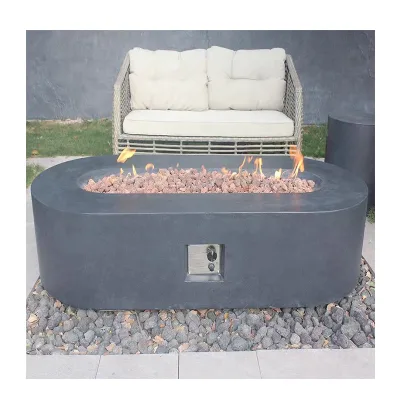Henan Cement Outdoor Fire Pit Table Set Steel Fireplace Stainless Fire Pit Indoor Gas Fireplace