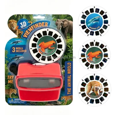 Projector Toy 3D View Master Set 3D Photo Viewer Customized Band Concert Viewfinder