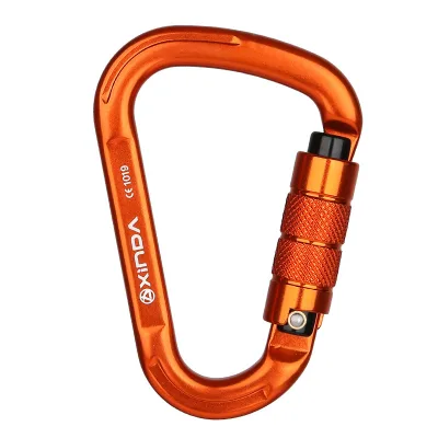 Pear-Shaped Main Lock Quickdraw Climbing Gear Outdoor Carabiner Quick Descent Safety for Buckle for Fall Protection