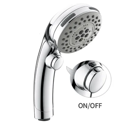 New Style Bathroom Spa on Off Button 360 Degree Spinning Fan Bathroom Shower Head