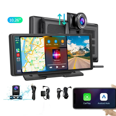 Car DVR Camera 4G Android 8.1 GPS App Monitor Wifi Mirror Dash Cam Front and Rear Cameras FHD 1080P Auto Drive Recorde