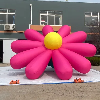 High Quality Custom Lighting Inflatable Hanging Flower Decoration for Stage Event Blow-up Plants