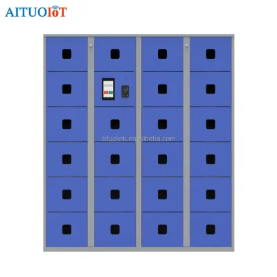 Smart Storage Locker Electronic Supports Password QR Code IC Card RFID Face Recognition System Package for Luggage Storage