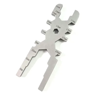 Titanium EDC Backpack Multi-Tool Pocket Non-Magnetic Spanner Wrench OEM Customizable Metric 3-Year Warranty 3/4 Jaw Capacity