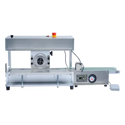 GOSMT Professional Moving Blade Type V Cut PCB Cutting Machine Separator SHD61 High Speed Steel Blade 500mm Max Length 0-50mm