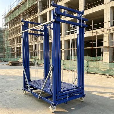 Eterlift CE Certified  3-10m Electric Mobile Foldable Electric Lifting Scaffold Mobile Work Platform with Remote Control