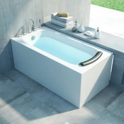 Home bathtub surfing massage - Seamless adult hotel acrylic 1.7-meter large capacity insulation
