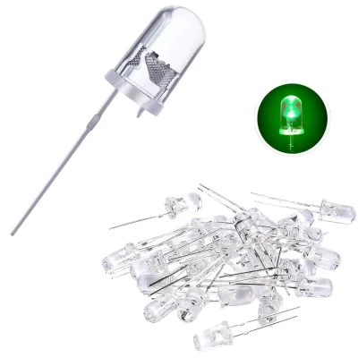5mm Head Blue Green Red Yellow LED Indicator Lights for DIY Projects-High Power Dimmable 3-Year Warranty