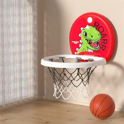 Adjustable Indoor Basketball Hoop for Kids and Adults Door Room Basketball Hoop Mini Hoop with Electronic Scoreboard