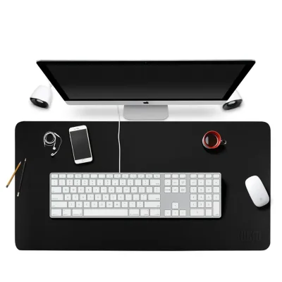 Sanchuan Highly Popular Waterproof PU Leather Desk Pad With Desk Blotter Protector and Mouse Pad Function
