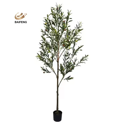 Artificial Plastic Palm Tree Real Touch for Home Office Wedding Decoration
