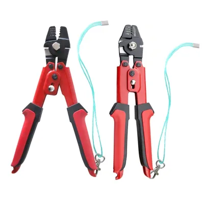 Top Quality 265mm/424g Fishing Crimping Tool Crimps Wire Rope Tightener Stainless Steel Fishing Crimping Plier Tool
