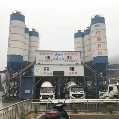 HZS 75/90 M3 Electric Concrete Mixing Plant New Condition Batch Plant for Construction Manufacturing Industries Featuring Motor