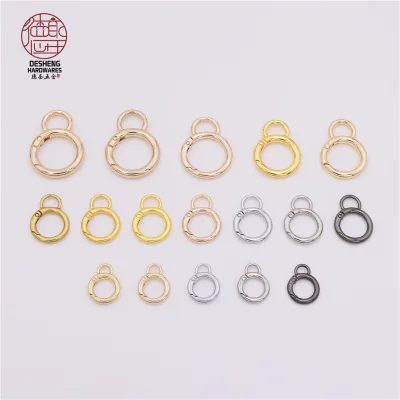 Bags Accessories Spring Coil Split Ring Bag Chain Ring Metal for Bag DIY Accessories Metal Buckle
