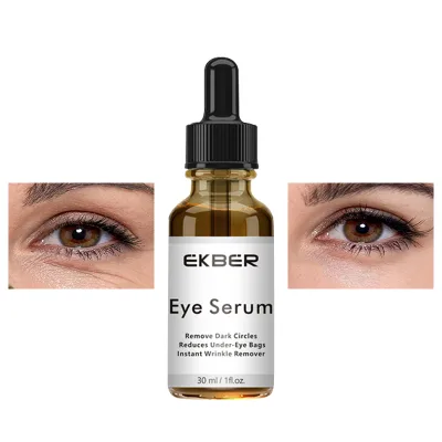 Private Label Bright Anti Aging Eye Dark Circle Wrinkle Tightening Cream Bags Removal Collagen Under Eye Essential Serum