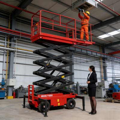 200kg Two People Aerial Working Lift Platform 6m 8m