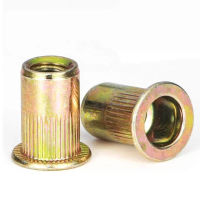 M3 M4 M5 M6 M8 M10 M12 CSK Flat Head Wood Carbon Steel Stainless Steel Hex Knurled Threaded Blind Rivet Brass Insert Nuts