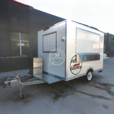 Factory Direct Selling Foodtruck Pizza Food Cart Mini Mobile Kitchen Restaurant Sushi Hamburger Kebab Van Food Trailer Truck